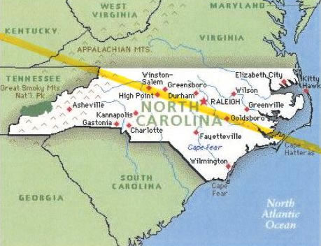 Map of North Carolina