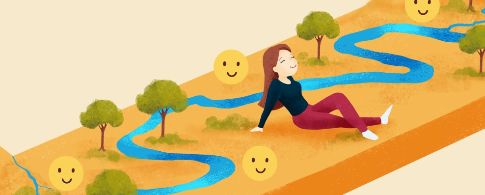 Psychological Magnetic Map Happy Zone